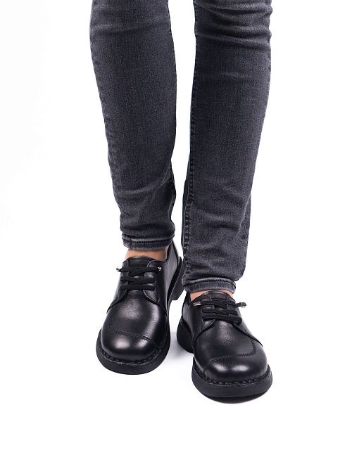 V8A80149-1 Туфли женские натуральная кожа черный 365 