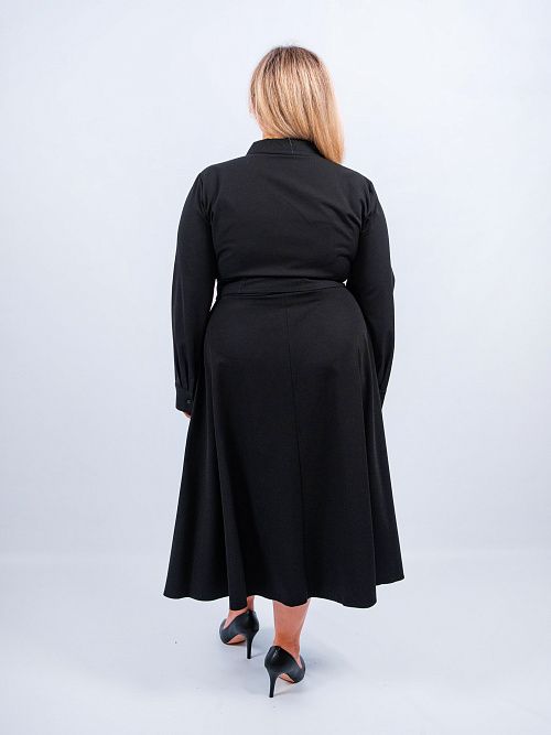 249621 Платье женское черный MIRA MIA 