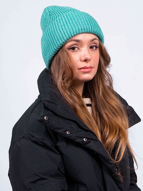 ЗЕТА Шапка женская бирюзовый MISKORKI 