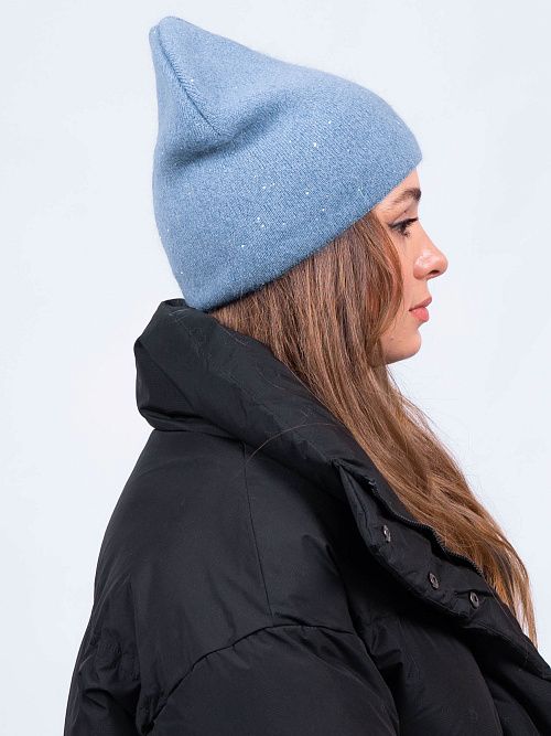 ФЛОРА Шапка женская джинса ELITE LINE 