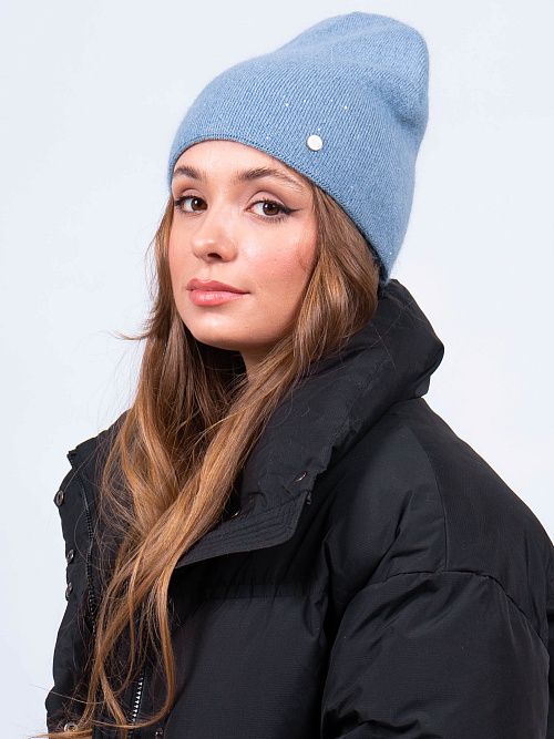 ФЛОРА Шапка женская джинса ELITE LINE 