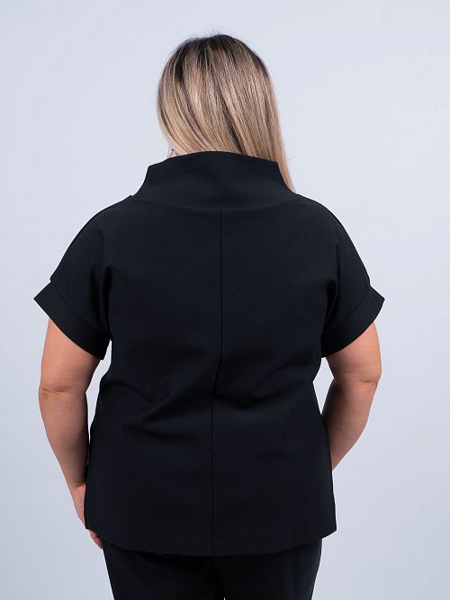 33-060028-1744-50 Кофта женская Луи черный КЛЮКVА 