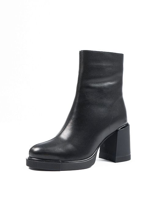 JA326-X107-P8008M Ботинки женские натуральная кожа черный 365 