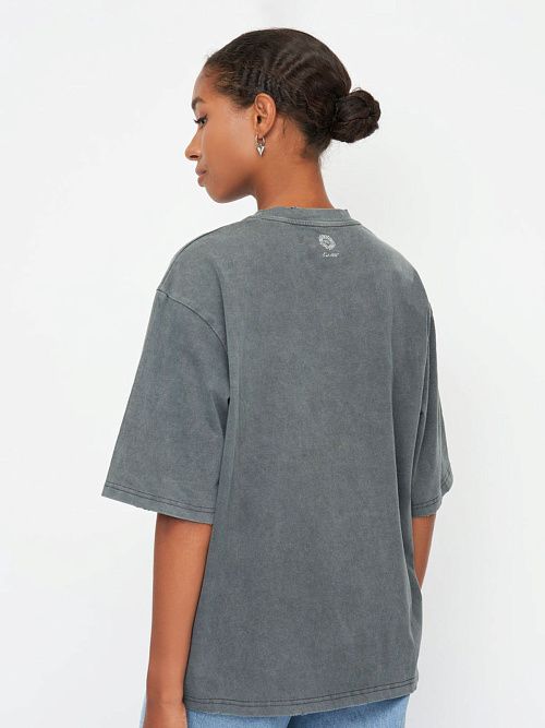 52000-ФБ Футболка женская серый ELECTRA STYLE 