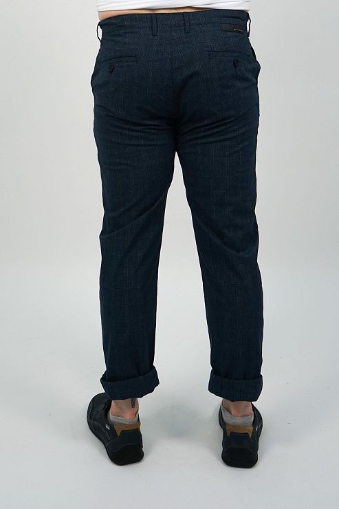 805-2064.E327.Y002.L.B0301 Брюки чинос мужские синий LUXOR 