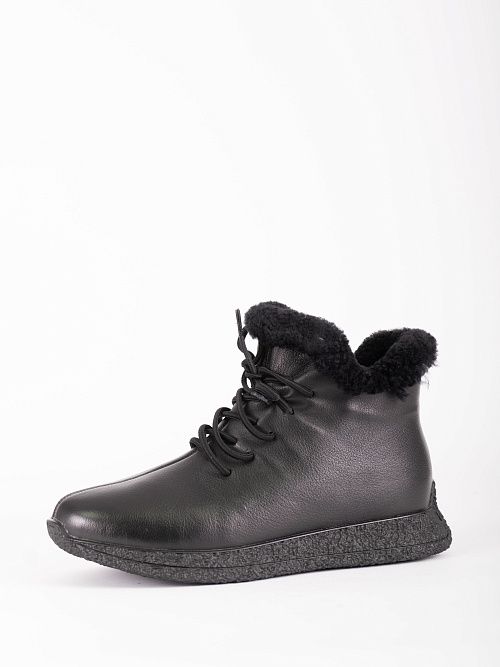 DBY-RA003-006-7M Ботинки женские натуральная кожа черный 365 