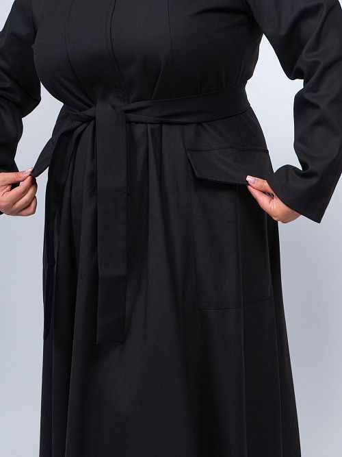 249608 Платье женское черный MIRA MIA 