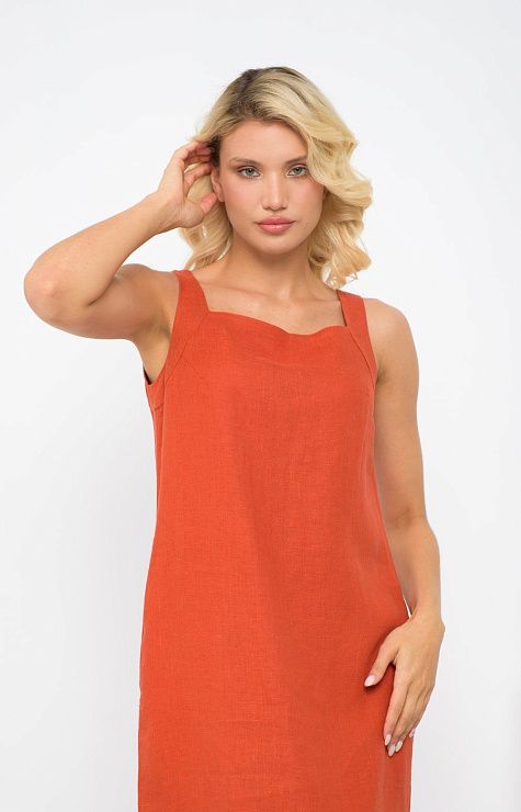 03380AA Платье САНДЕР терракотовый AGENDA 