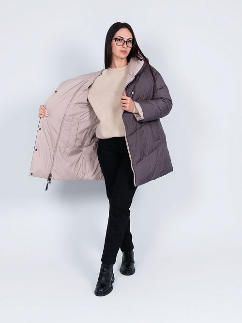 78157/2 Пальто женское коричневый Baimuni 