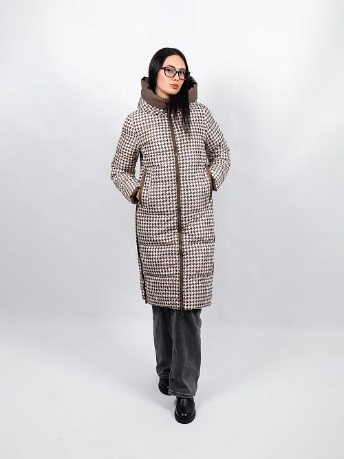 GWD4682I-G165 Пальто женское коричневый ICEbear 