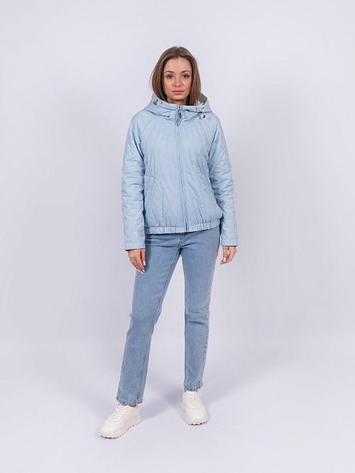 5216-485 Куртка женская голубой ICEBEAR 