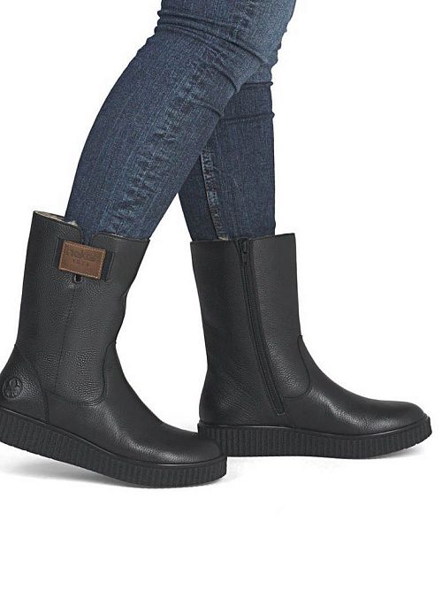 Y4355/00 Полусапоги женские черный Rieker 