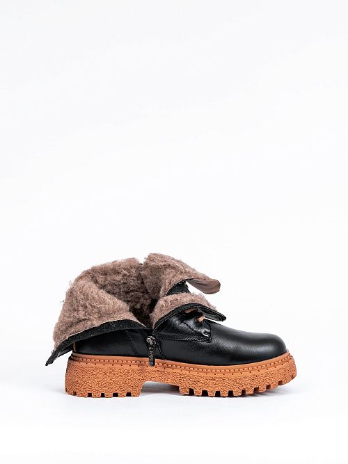 JG011-030 Ботинки женские черный Baden 