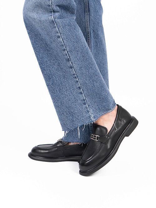 AS323-M222-17 Туфли женские натуральная кожа черный 365 
