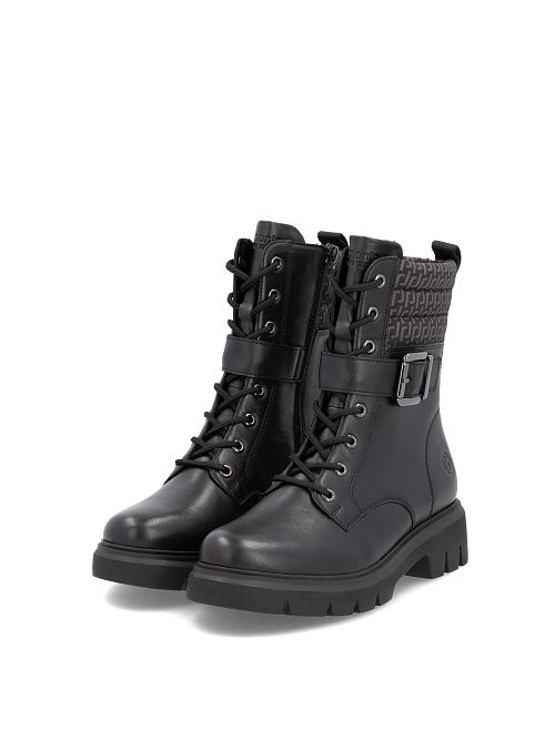 D1W71/03 Ботинки женские черный Remonte 