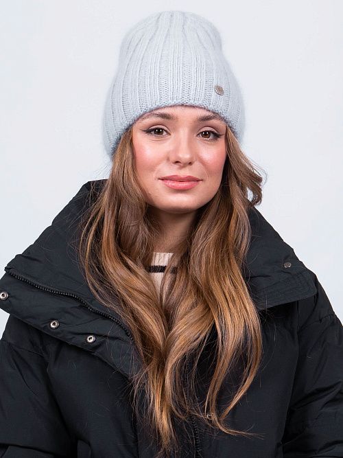 ЮЛИЯ Шапка женская серый ELITE LINE 
