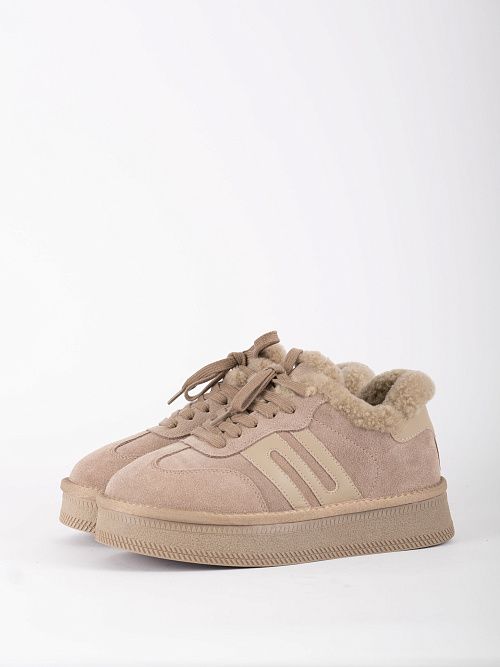 XJR-52248-1D-SW Ботинки женские натуральная кожа бежевый Madella 