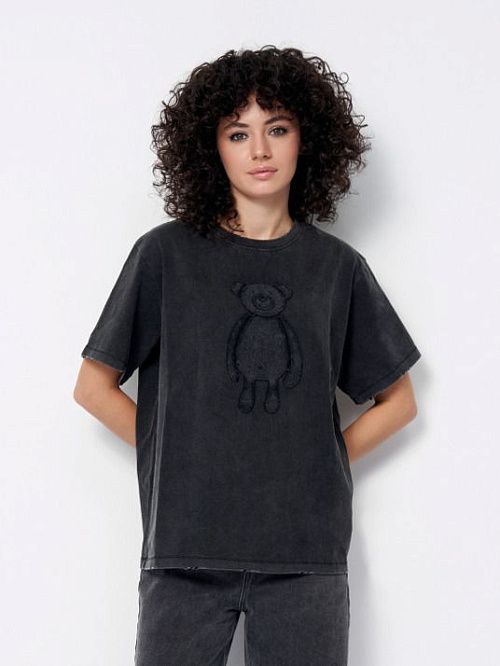 42086-ФБ Футболка женская серый ELECTRA STYLE 