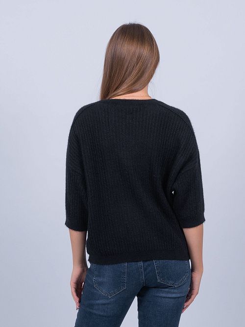 KZK-7106/1 Джемпер женский черный SERIANNO 