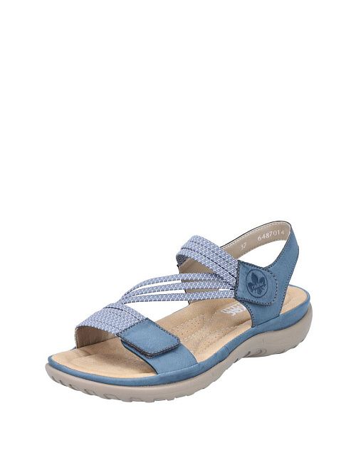 64870/14 Сандалии женские синий Rieker 