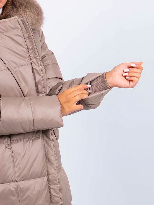 GWD4622I-G170 Куртка женское молочный ICEbear 