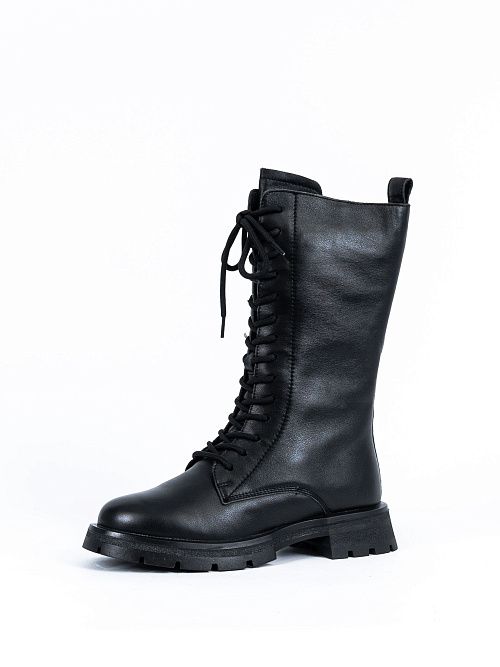 DH-W24-WLM3-68059-1(W) Полусапоги женские черный Covani 