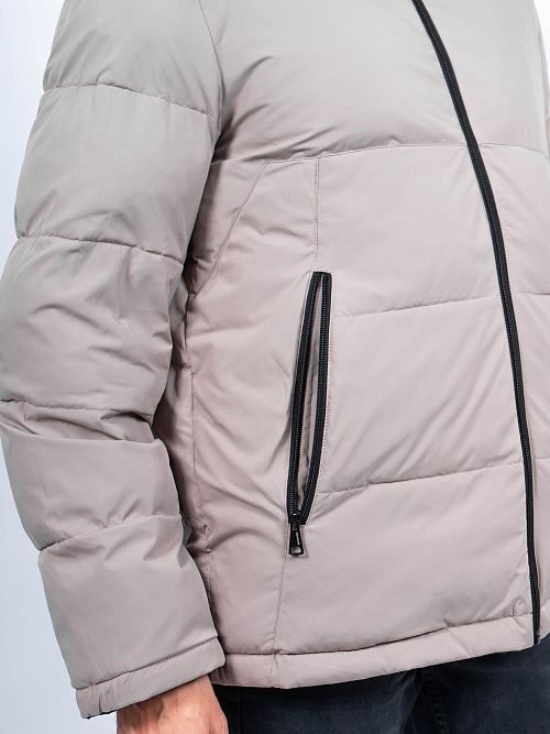 MWD4860I-М902 Куртка мужская двухстороняя черный/серый ICEbear 