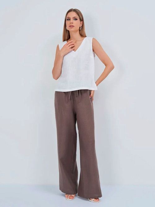 52117-БЛ Блузка женская белый ELECTRA STYLE 