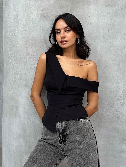 7450 Кофта женская черный GIRL 