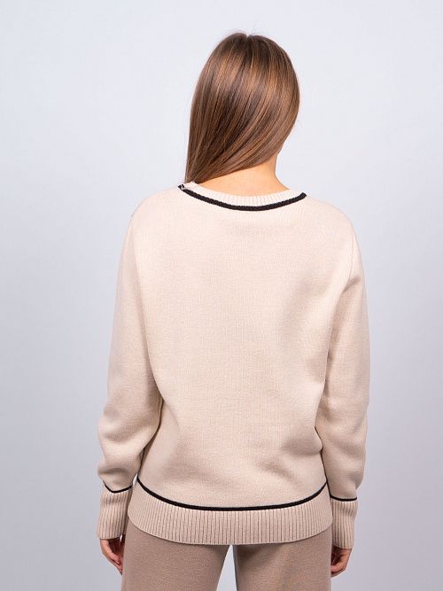 EB30096 Джемпер женский слоновая кость VERY NEAT 