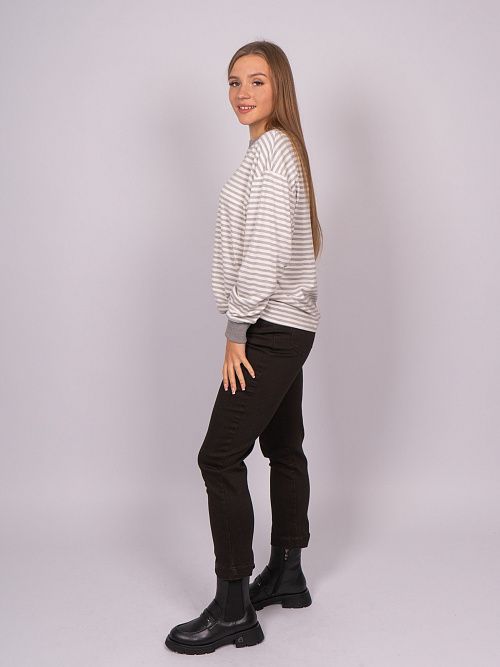 242017 Джемпер женский серый MIRA MIA 