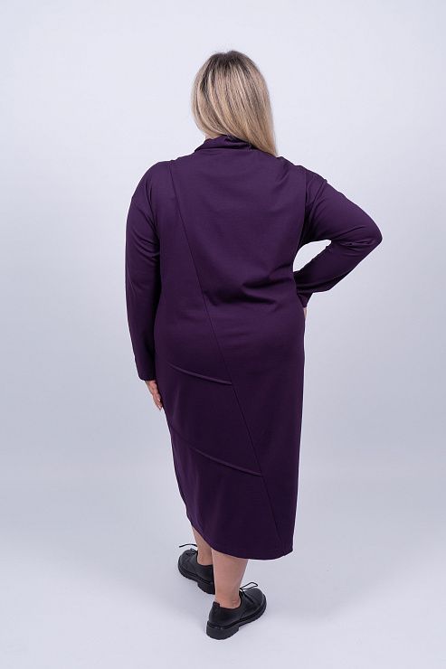 33-010218-1558-80 Платье Мон женское фиолетовый КЛЮКVА 