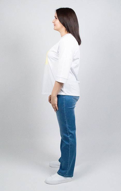 Рокфорд Блузка женская белый ZAR STYLE 