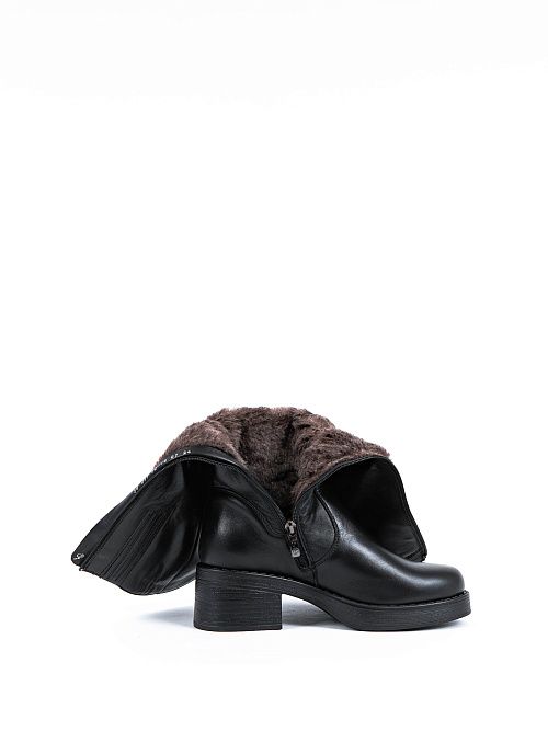 F1F2 6G037-02W08 Сапоги женские черный Francesco Donni 