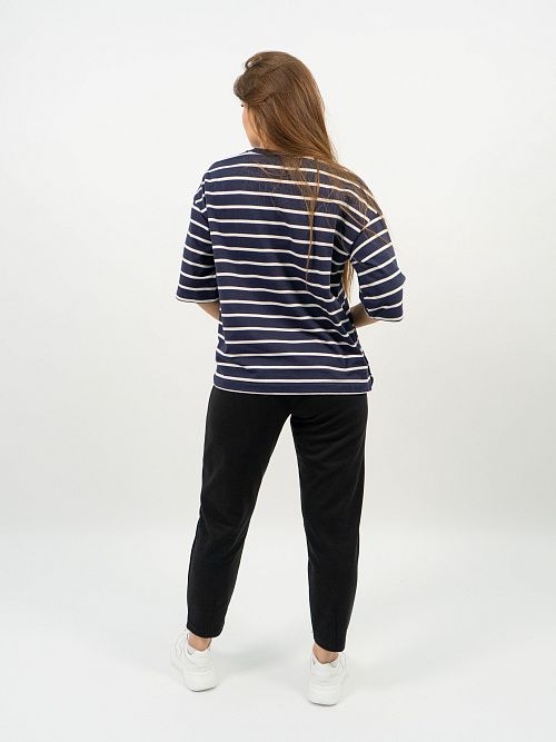 EBT3130 Футболка женская индиго VERY NEAT 