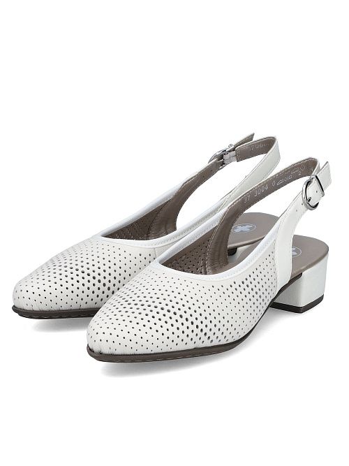 47066/80 Туфли женские белый Rieker 