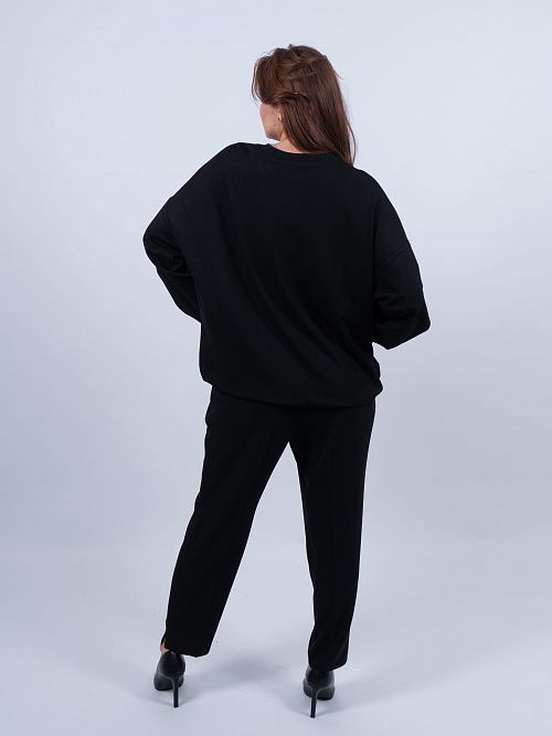 Лиссабон Брюки женские черный ZAR STYLE 