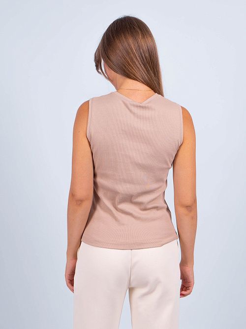 ЕВТ3037/24/5 Майка женская темно-бежевый VERY NEAT 