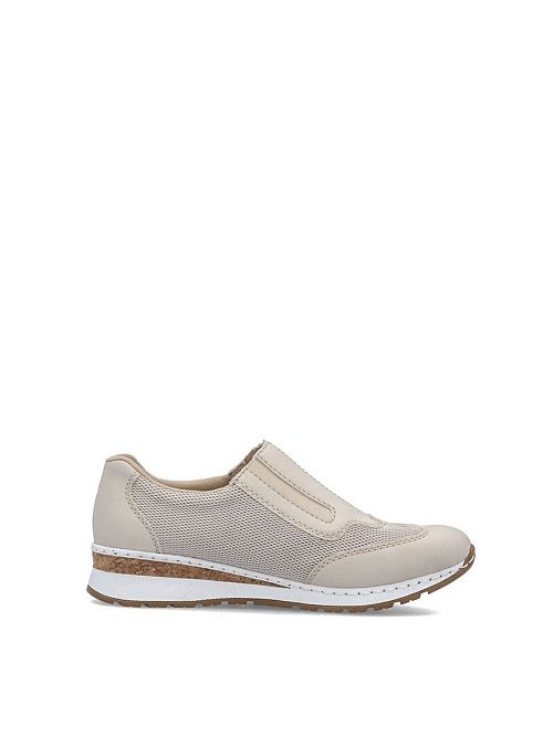 54474/60 Полуботинки женские бежевый Rieker 