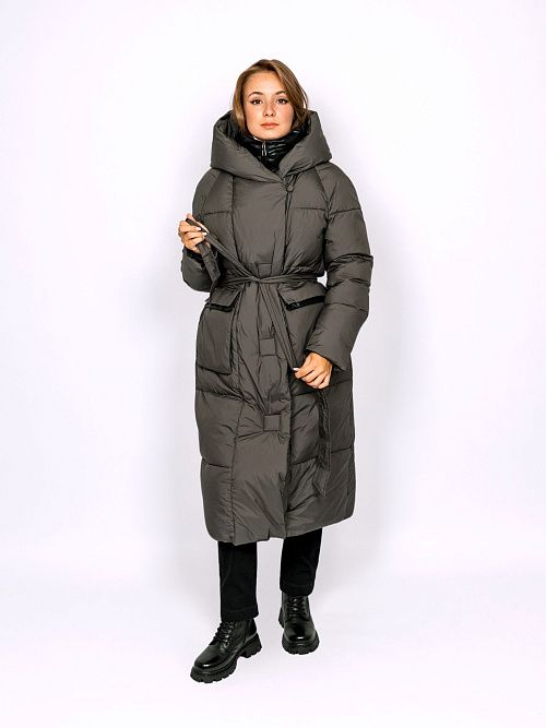 78127/4 Пальто женское зеленый Baimuni 