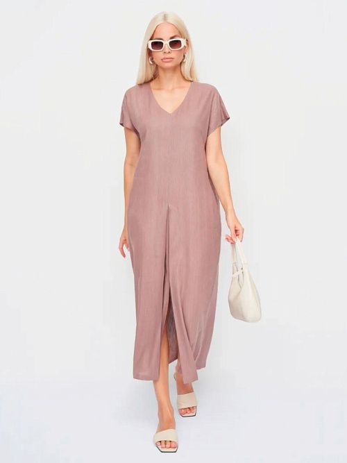 52114-ПЛ Платье женское темный латте ELECTRA STYLE 