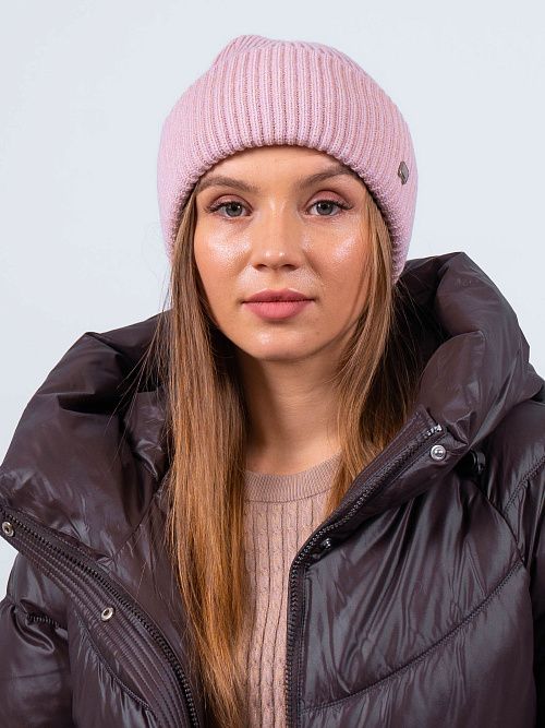 ЗЕТА Шапка женская бледно-пудровый MISKORKI 