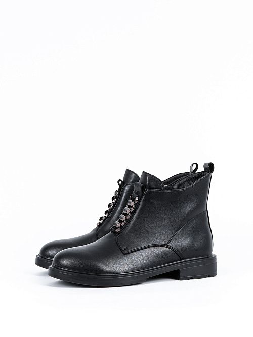 RJ189-010 Ботинки женские черный Baden 