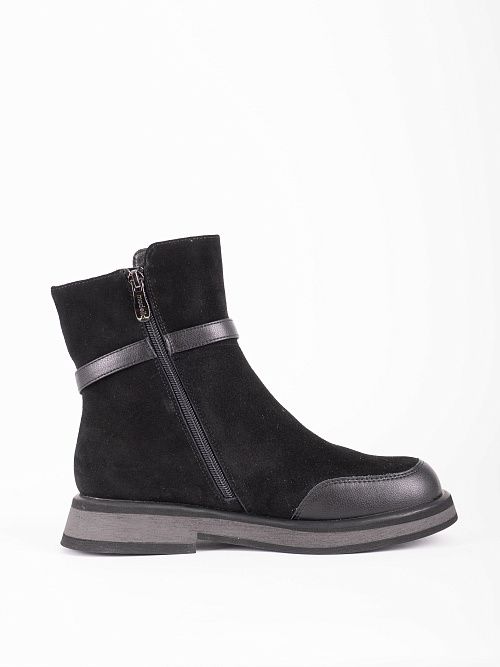 XMG-52782-4A-SW Ботинки женские натуральная кожа черный Madella 