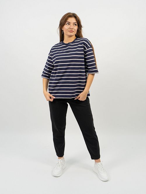 EBT3130 Футболка женская индиго VERY NEAT 