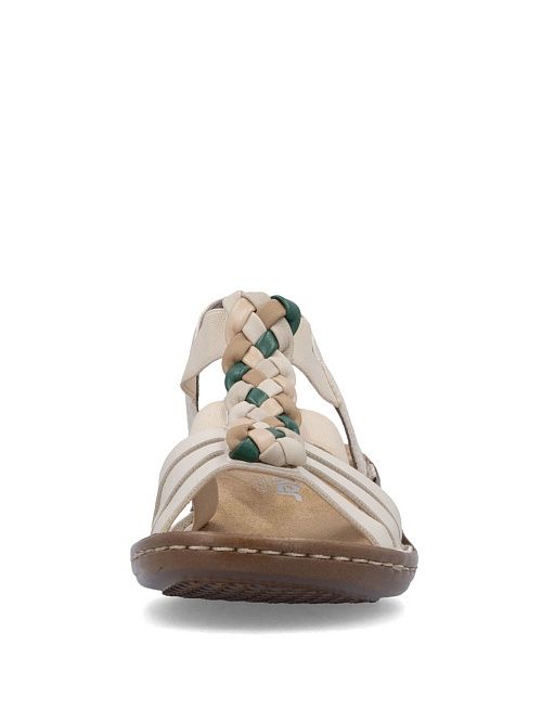 60809/60 Сандалии женские бежевый Rieker 