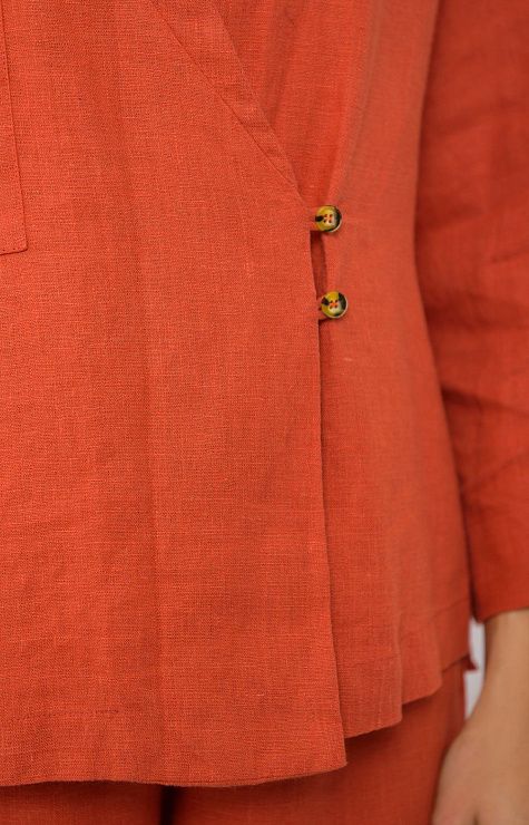 04378AA Жакет ШЕННЕН терракотовый AGENDA 