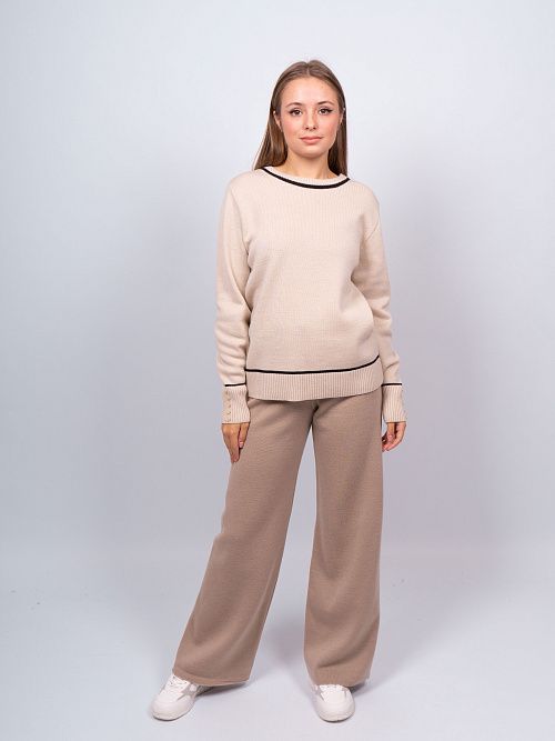 EB30096 Джемпер женский слоновая кость VERY NEAT 