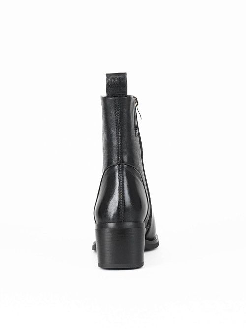 JA1057-M1046-P2179 Ботинки женские натуральная кожа черный 365 