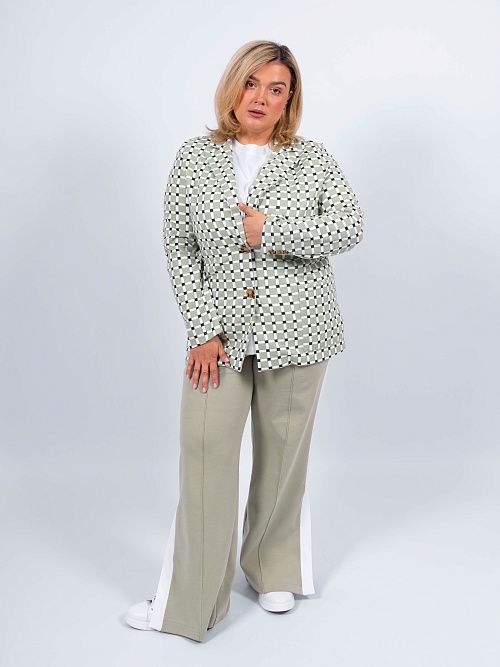 ЕВТ3208/ Жакет женский шалфей,мозайка VERY NEAT 